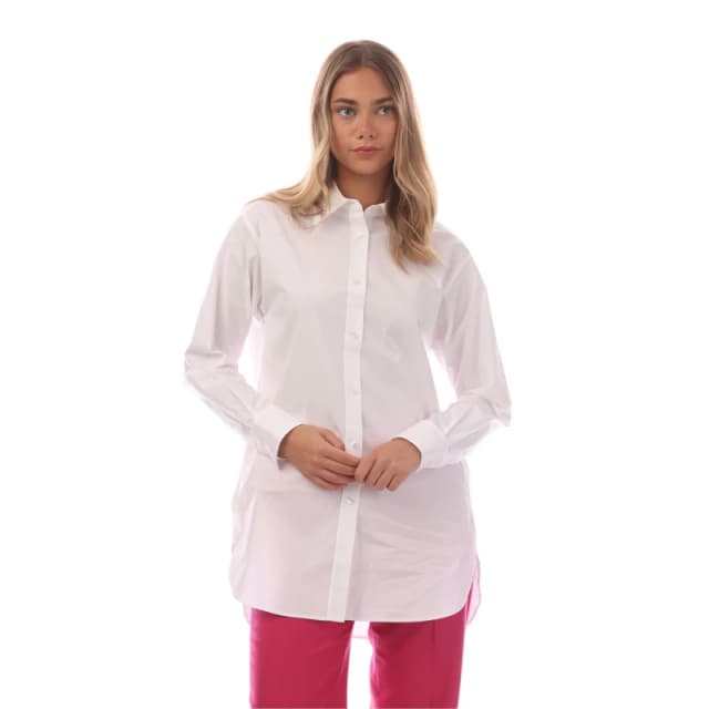 Boss Womens Bacora Long-Sleeve Blouse White female 4 (XXS)