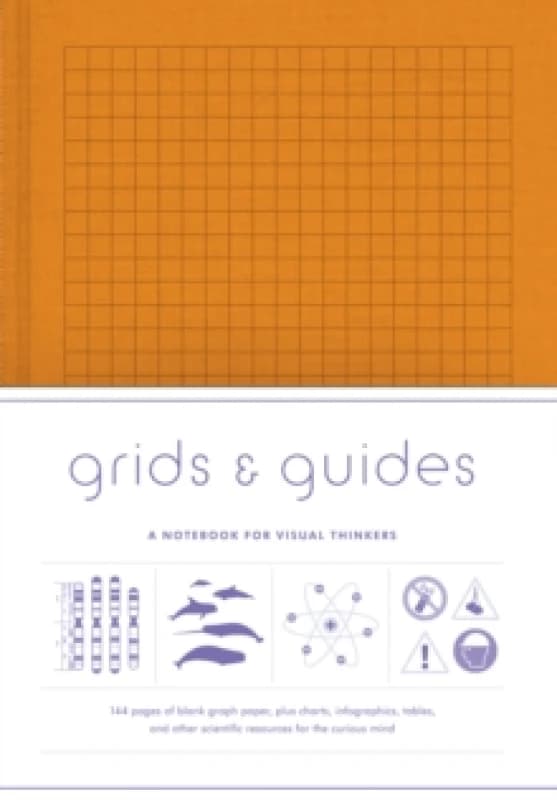 Grids & Guides Orange : A Notebook for Visual Thinkers Notebook / blank book