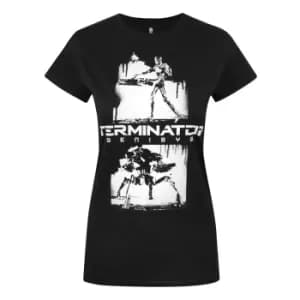 Terminator Womens/Ladies Genisys Graffiti T-Shirt (L) (Black)