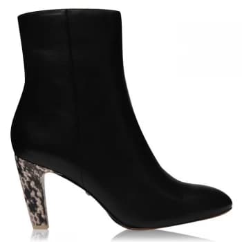 Reiss Sophia Boots - Black Calf