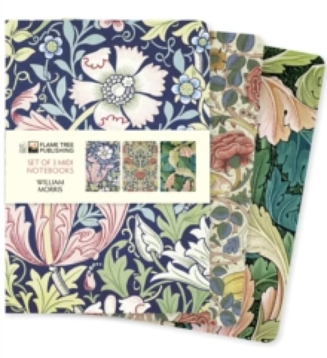William Morris Set of 3 Midi Notebooks Notebook / blank book