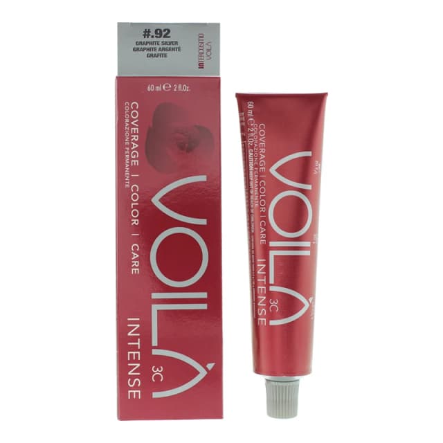 Intercosmo Voila 3c Intense .92 Graphite Silver Hair Colour 60ml