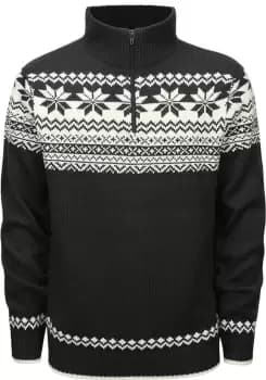 Brandit Troyer Norweger Pullover, black-white, Size 2XL, black-white, Size 2XL