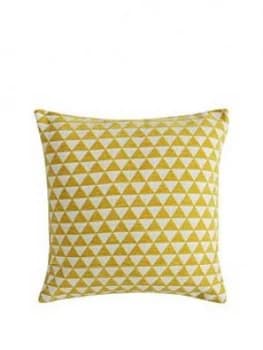 Gallery Jacquard Triangles Cushion