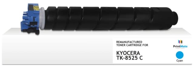 PrintMate KYOCERA TK-8525C. remanufactured toner. Cyan 20000p