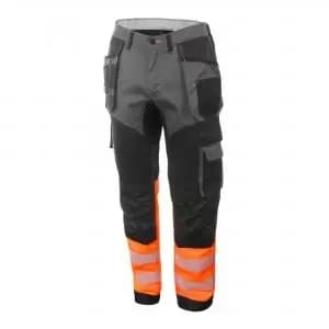 Beeswift High Visibility Two Tone Trousers Orange Black 28