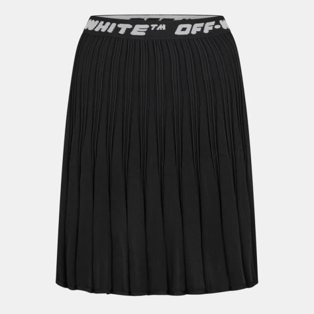 Off White Womens Knitted Skirt Black/Grey female 4 (3XS)