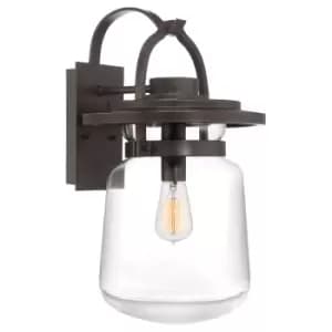 Quoizel Lasalle Outdoor Wall Lantern Western Bronze, IP44