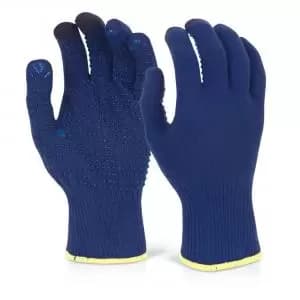 Beeswift Touch Screen Knitted Glove Blue Large Blue 2XL Box of 10