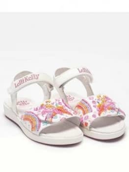 Lelli Kelly Girls Dorothy Unicorn Sandal - White