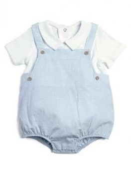 Mamas & Papas Mock Shortie Romper Baby Boys