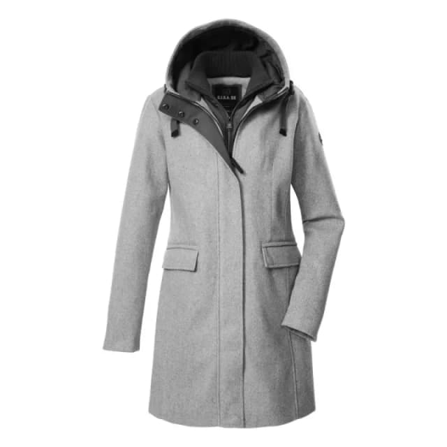 Womens hooded parka Killtec GW 19 Gris Female 36