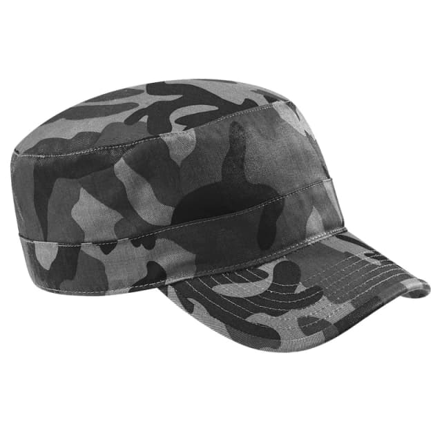 Beechfield Beechfield Men Camouflage Army Cap Headwear Pack of 2 in Dark Grey Dark Grey One Size Male 5059269088033