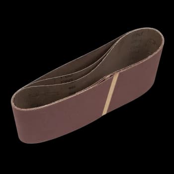 Sanding Belt 100 x 610mm - Assorted Pack of 3