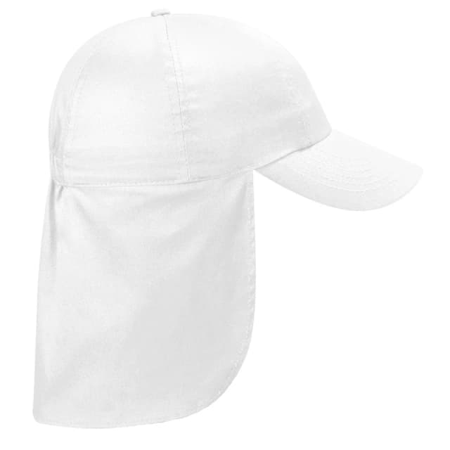 Beechfield Legionnaire Hat in White White Unisex One Size