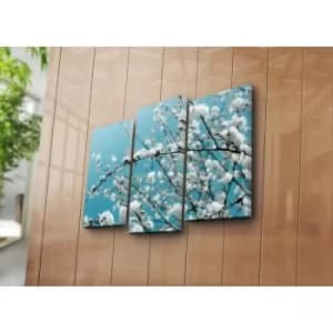 3KBPAT-36 Multicolor Decorative Canvas Painting (3 Pieces)