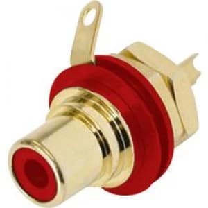 RCA connector Socket vertical vertical Number of pins 2 Red Rean AV NYS367 2