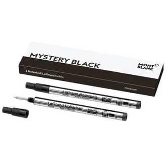 Mont Blanc - 2 Rollerball Legrand Refills Broad Mystery Black - Rollerball Refill - Black