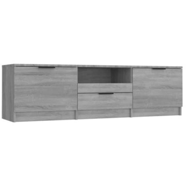 Vidaxl TV Cabinet Grey Sonoma 140X35X40 Cm Engineered Wood, Grey 817112