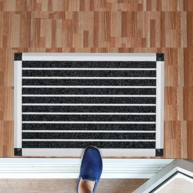 Floortex Doortex Alumat Indoor Entrance Mat, Grey - 40 x 60cm