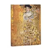 Klimt's 100th Anniversary - Portrait of Adele Midi Unlined Hardcover Journal (Elastic Band Closure)
