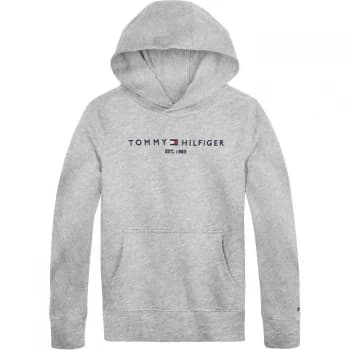 Tommy Hilfiger Tommy Logo Hoodie - Light Grey