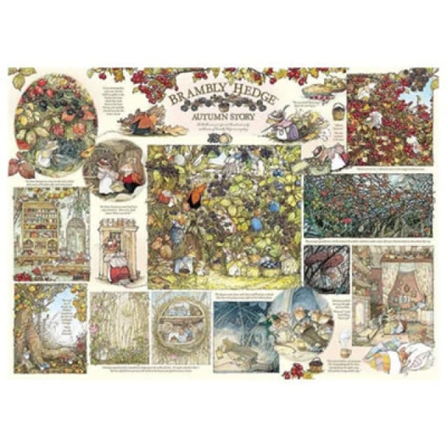 Cheatwell Games Brambly Hedge Autumn Story Jigsaw Puzzle 1000 Pieces Multi