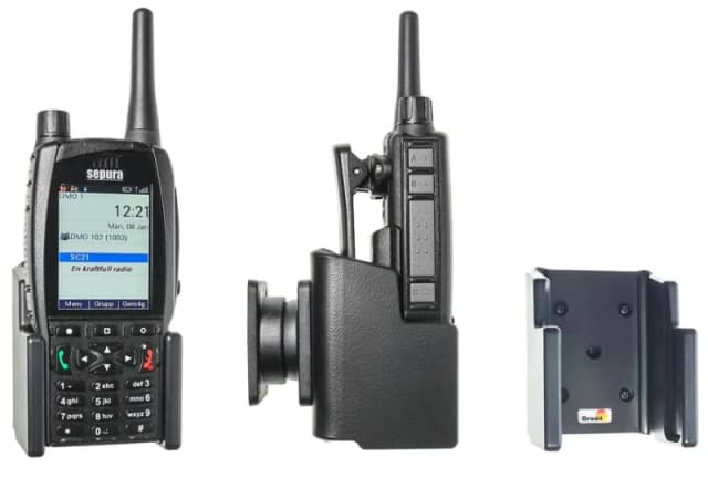 Brodit 711023 holder Passive holder Two-way radio Black