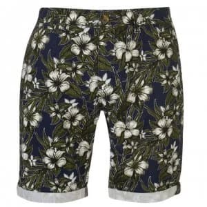 SoulCal All Over Print Chino Shorts Mens - Aqua Floral