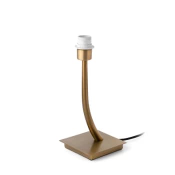 Rem 1 Light Table Lamp Antique Gold - Shade Not Included, E27