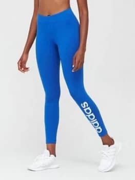 Adidas Essentials Linear Leggings - Blue