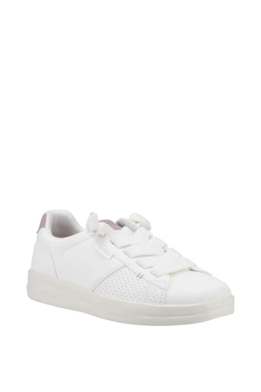 HEYDUDE Womens Karina Duo Classic Trainer in White Size: 8 White Female 8