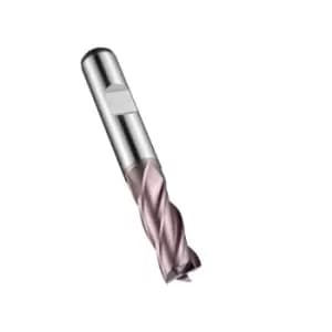 C246 15.00MM HSS-E Flatted Shank Multi Flute End Mill - TiCN Coated DIN 844K