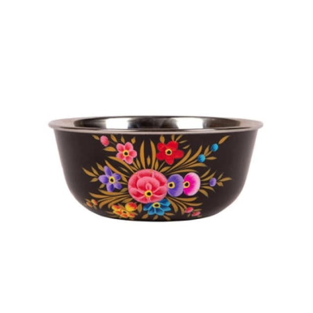 Billycan Picnic Bowl - 16.5Cm - Carbon Pansy