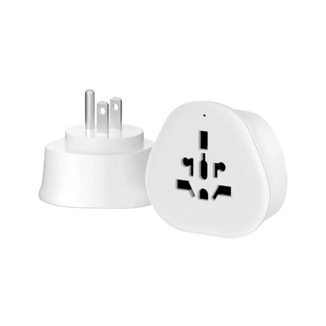 Maplin US Plug to Worldwide Socket Travel Adapter 250V 13A - White
