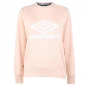 Umbro Umbro Womens Logo Crew Sweater - DESERT Pink