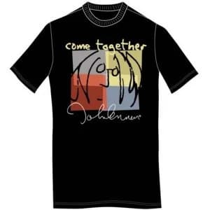 John Lennon - Come Together Unisex Small T-Shirt - Black