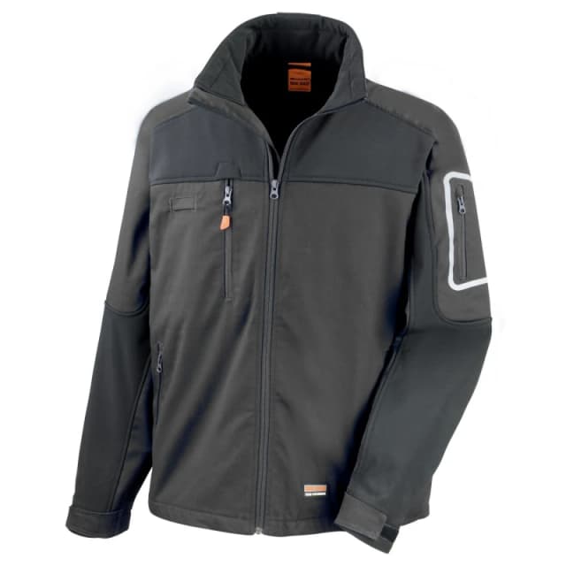 Result Result Men Sabre Stretch Waterproof Jacket in Black Size: Medium Black M Male 5063470738212