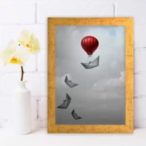 AC1275608599 Multicolor Decorative Framed MDF Painting