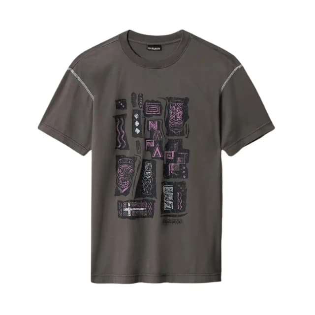 T-Shirt Napapijri Kee Grey Gargoyle Gris Male XS