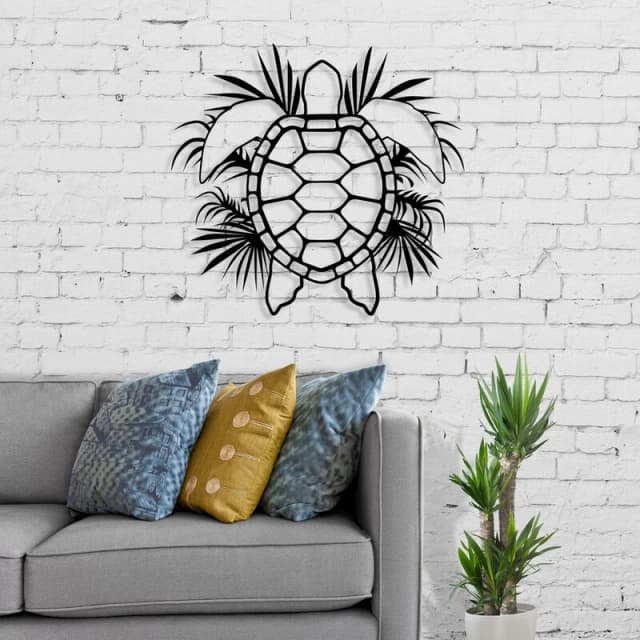 DECORTIE Decortie - metal wall art NO:26 caretta - Black - Black M.DK.T.13332.17