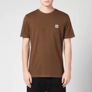 Hugo Boss Tales 1 Chest Logo T-Shirt Brown Size L Men