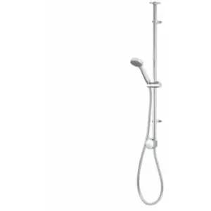 Aqualisa - Quartz Blue Gravity Pumped Smart Digital Exposed Shower with Adjustable Head - Chrome
