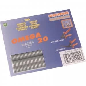 Edma Galv Steel Hog Ring Omega Size 20 Pack of 200