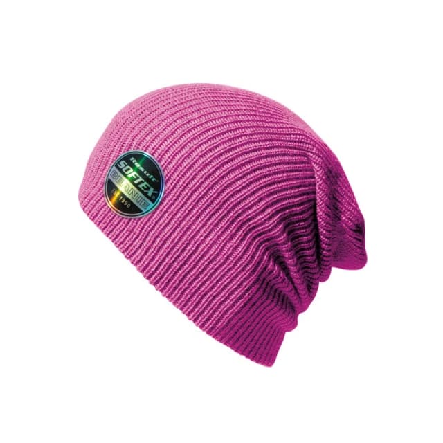 Result Core Mens Soft Beanie in Fuchsia Fuchsia Male One Size