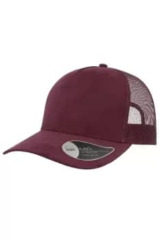 Rapper Faux Suede 5 Panel Trucker Cap