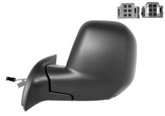 VAN WEZEL 0905807 Wing mirror * HAGUS * Left, black, Heatable Outside Mirror (50)