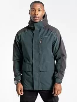 Craghoppers Lorton Waterproof Hooded Jacket - Spruce Green, Spruce Green Size M Men