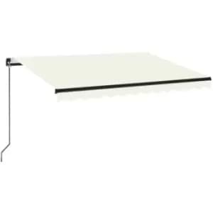 Vidaxl - Manual Retractable Awning 350x250cm Cream Cream