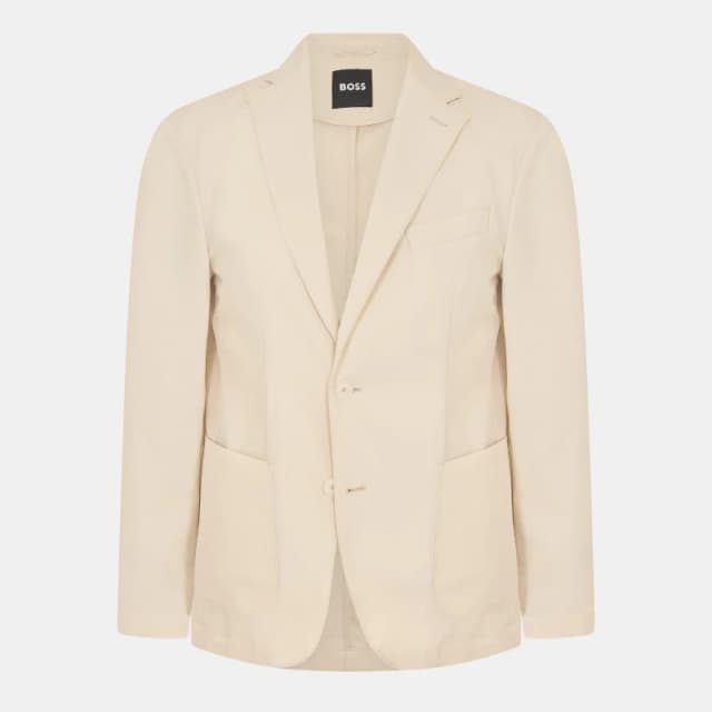 Boss Mens Formal Jacket Open White male M